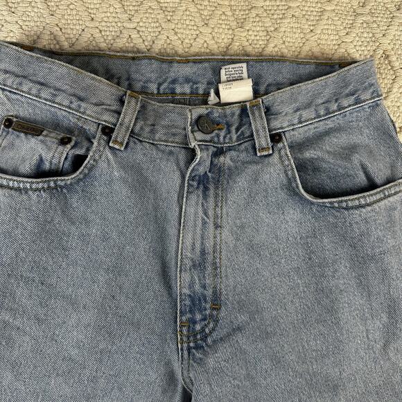 Vintage Calvin Klein Jeans Mens 32x34 Blue Tapered Cotton Light Wash - Picture 2 of 9
